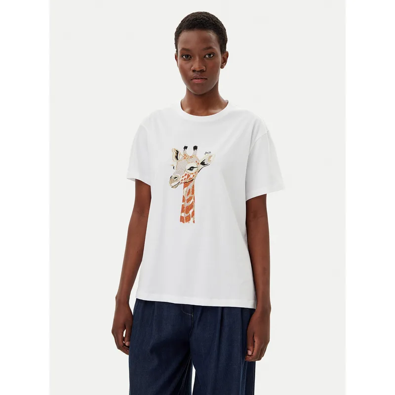 Liu Jo T-Shirt WA5230 JS904 Λευκό Regular Fit