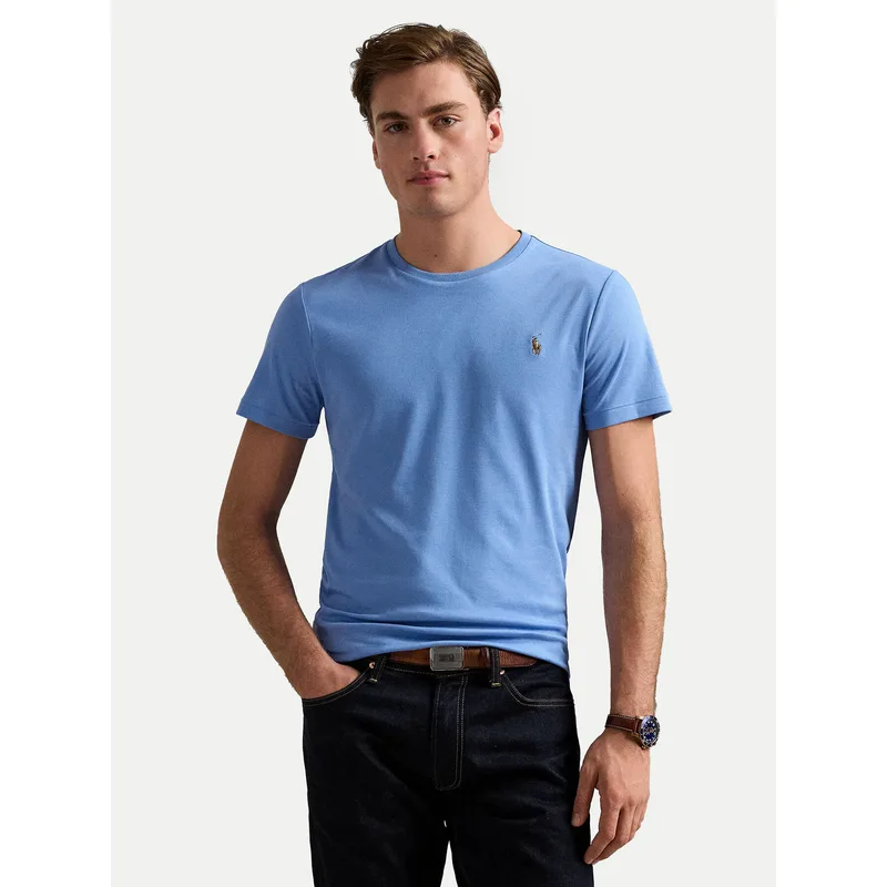 Polo Ralph Lauren T-Shirt 710740727086 Μπλε Slim Fit