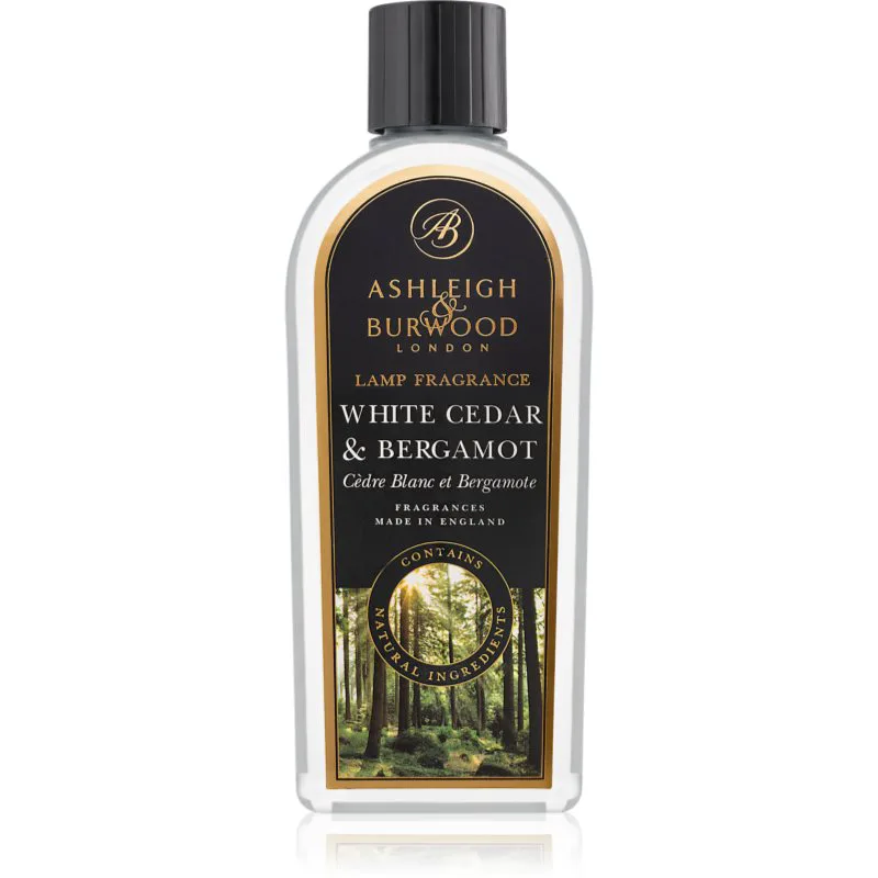 Ashleigh & Burwood London Lamp Fragrance White Cedar & Bergamot ανταλλακτικό καταλυτικού λαμπτήρα 500 ml