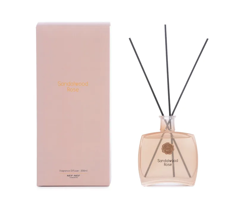Αρωματικό Χώρου Με Στικς Nef-Nef Sandalwood Rose Rose 200ml