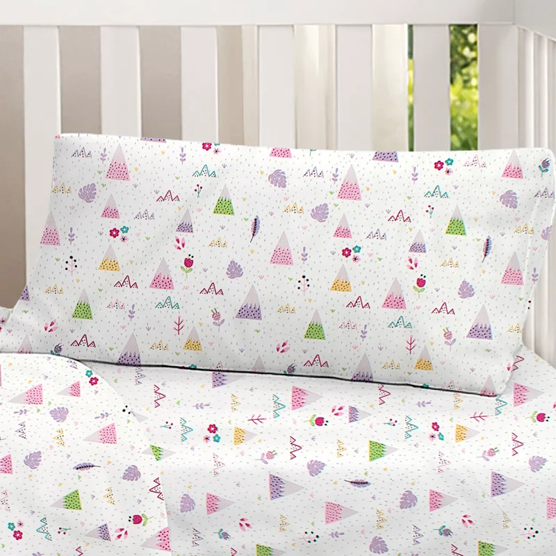 Μαξιλαροθήκη 50x70 Dimcol Whimsical Mountainside 587 Pastel Lilac