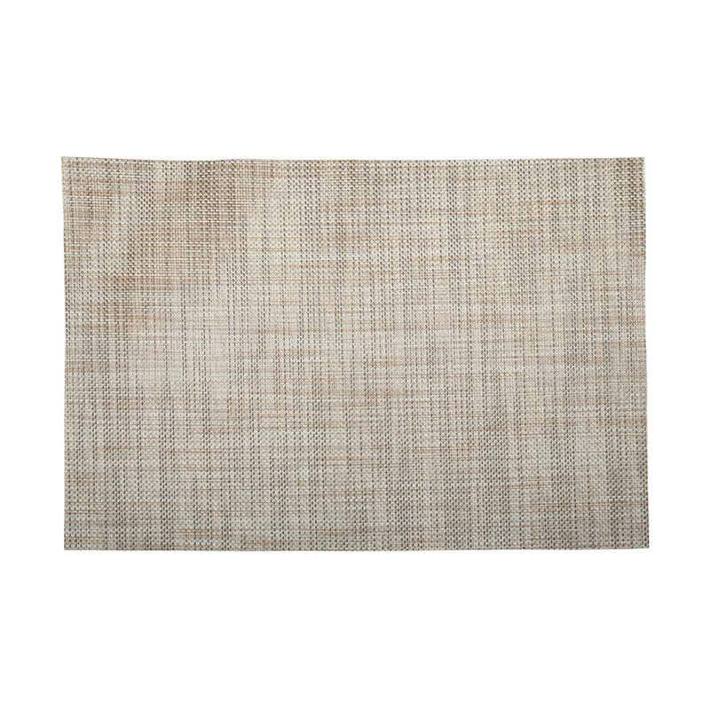 Σουπλά PVC-Polyester Μπεζ Mesh 45x30εκ. Estia 07-32463 (Σετ 2 Τεμάχια) (Ύφασμα: Polyester, Υλικό: PVC, Χρώμα: Μπεζ) - estia - 07-32463