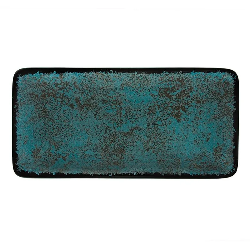 Πιατέλα Σερβιρίσματος Πορσελάνης 27x16εκ. Teal 18274-99 Moon Shade Oriana Ferelli PR18274820 (Υλικό: Πορσελάνη, Χρώμα: Teal) - Oriana Ferelli - PR18274820
