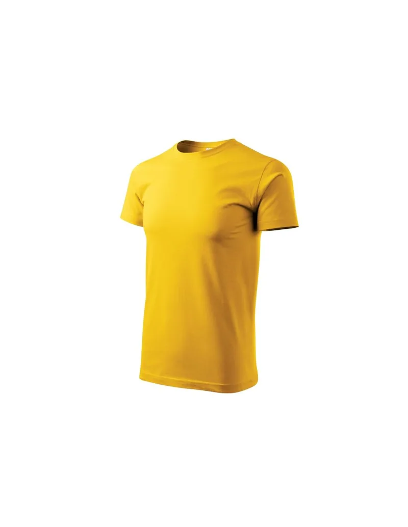 Adler Basic M Ανδρικό Διαφημιστικό T-shirt Κοντομάνικο σε Κίτρινο Χρώμα MLI-12904