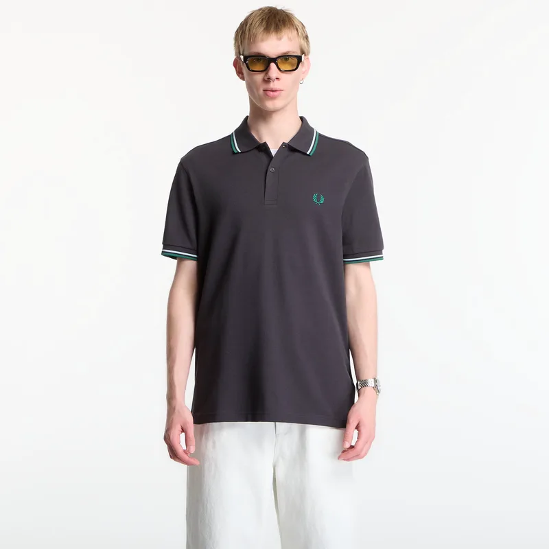 T-shirt Fred Perry Twin Tipped Fred Perry Shirt Anchor Grey L
