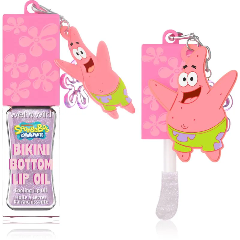 Wet n Wild SpongeBob SquarePants Bikini Bottom Lip Oil λάδι με χρώμα για τα χείλη με δροσερό αποτέλεσμα απόχρωση I Wumbo, You Wumbo 7.11 ml