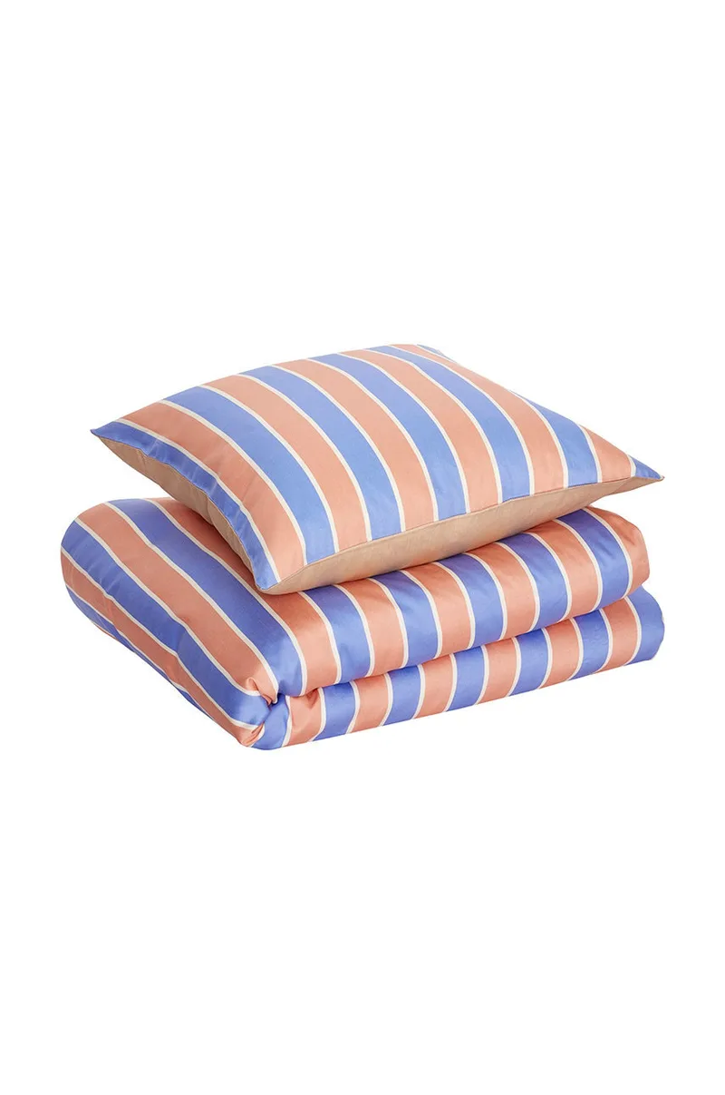 Σετ βαμβακερά κλινοσκεπάσματα Hübsch Solace Bed Linen 60x63/140x200 cm