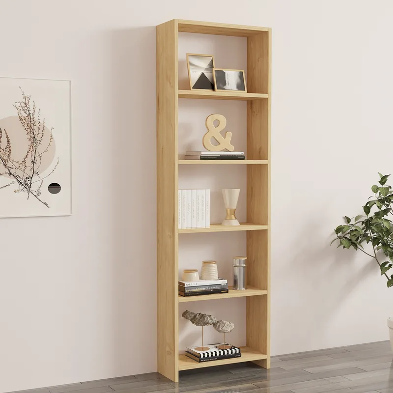 Βιβλιοθήκη New - Oak 835Puq3664 (160x50x19,6)