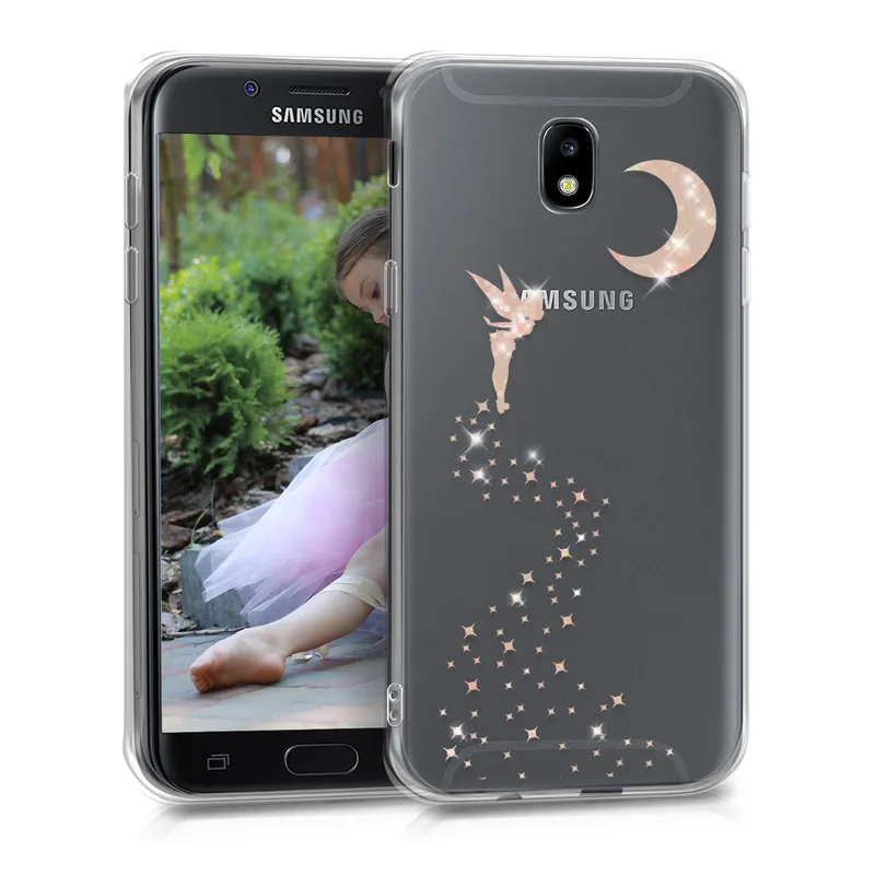 KW Θήκη Σιλικόνης Samsung Galaxy J5 (2017) - Διάφανη- Σχέδιο νεράιδα (41149.23)