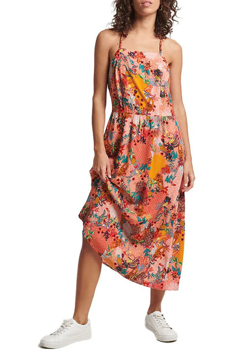 Φόρεμα Superdry Ovin Vintage Cami Maxi W8011059A-6WO Γυναικείο