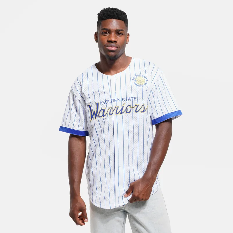 Mitchell & Ness Nba Head Coach Striped Mesh Bttn G (9000290497_1539)