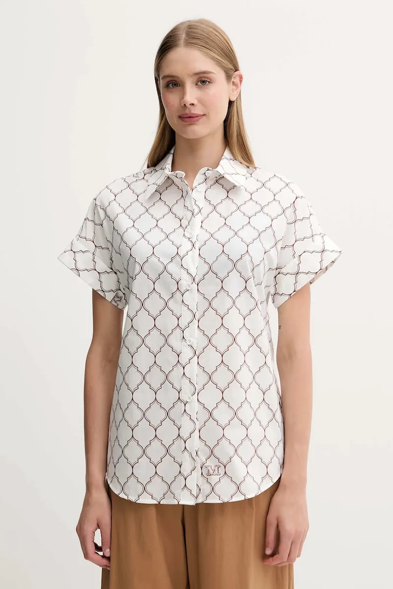 Βαμβακερό πουκάμισο Max Mara Beachwear