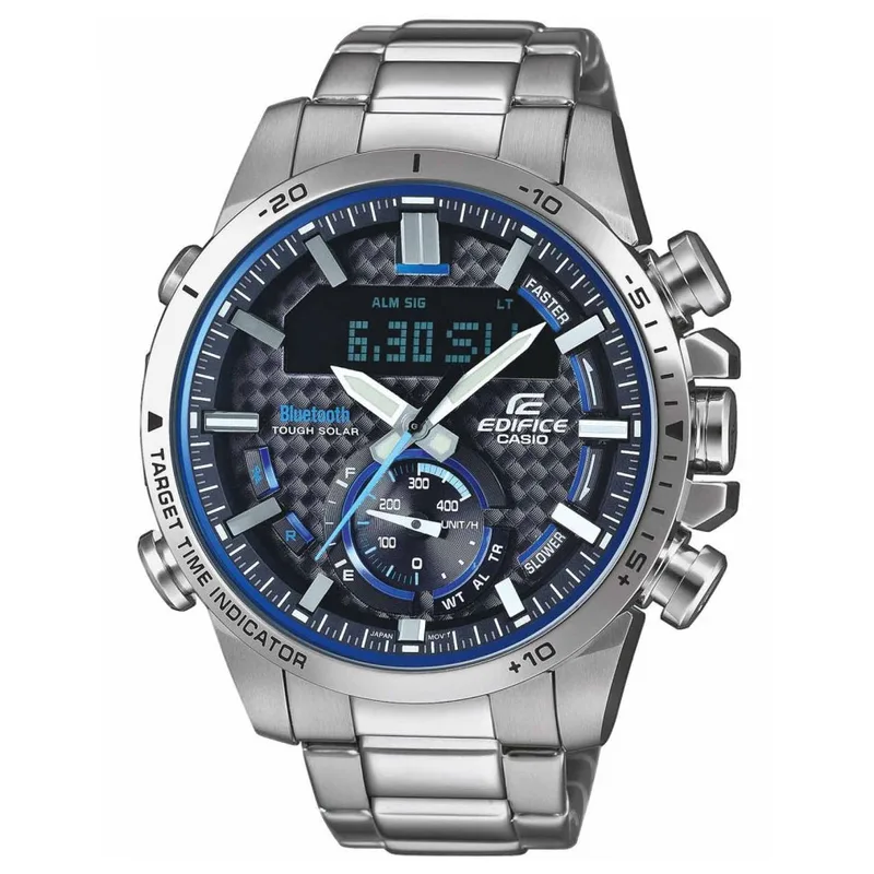 CASIO Edifice Bluetooth Solar Stainless Steel Chronograph ECB-800D-1AEF