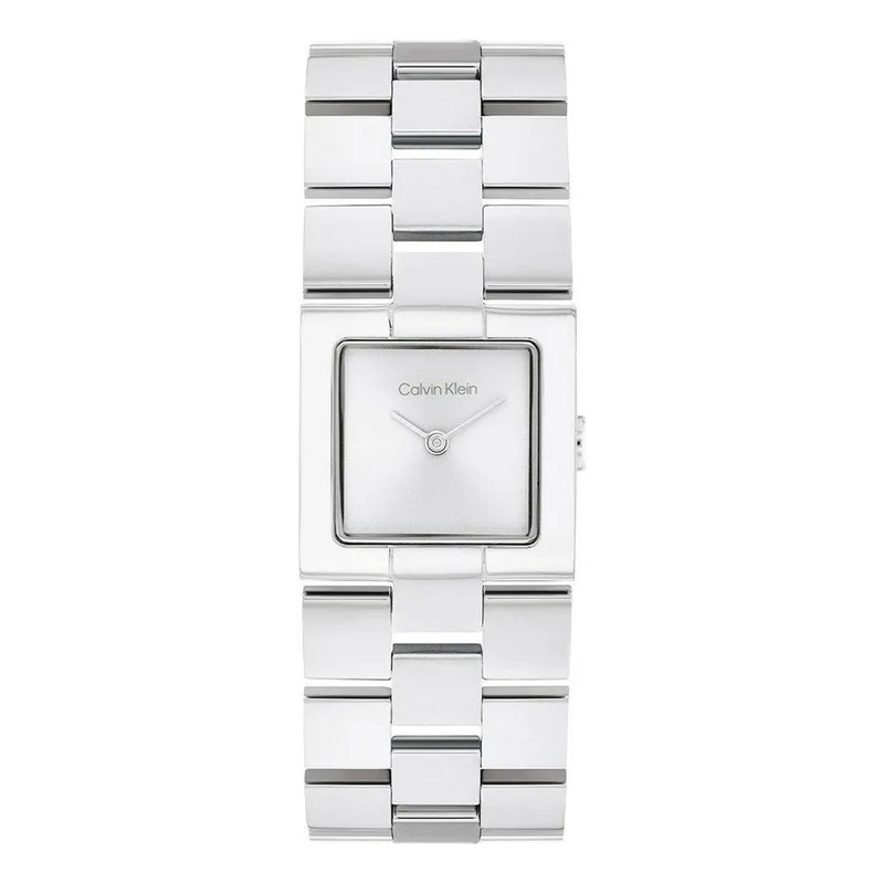 CALVIN KLEIN Meridian Silver Stainless Steel Bracelet 25100088