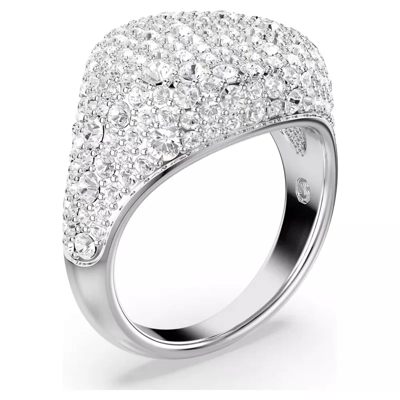 Swarovski Women's Ring Model 5684247, Size 58, Stainless Steel, Grey
