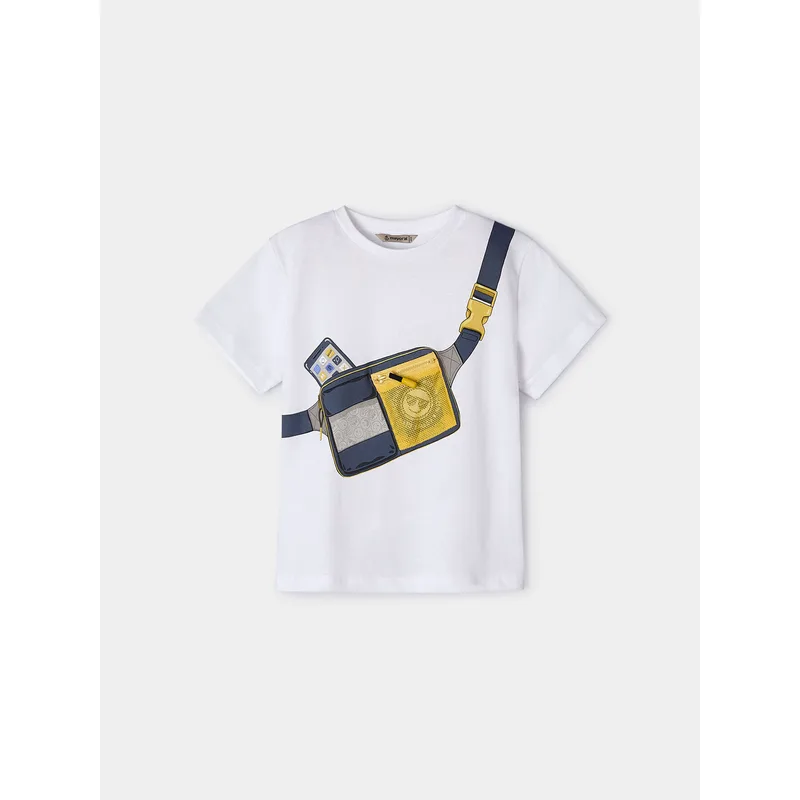 Mayoral T-Shirt 3018 Λευκό Regular Fit