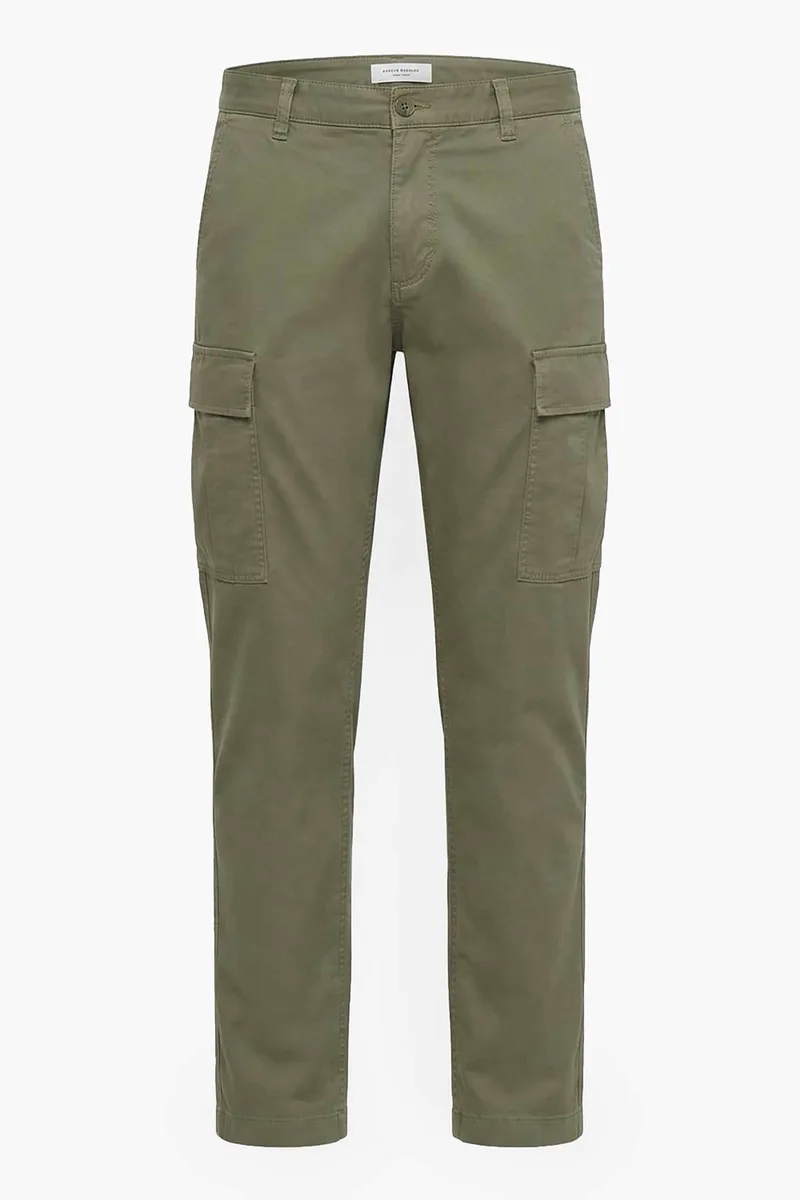 Timberland ανδρικό παντελόνι cargo twill Straight Fit - TB0A2PG95901 Χακί