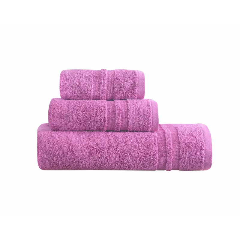 ΣΕΤ ΠΕΤΣΕΤΕΣ DOVE5 D.PINK 90Χ150CM 50X90CM 30X50CM 100% COTTON 550gsm