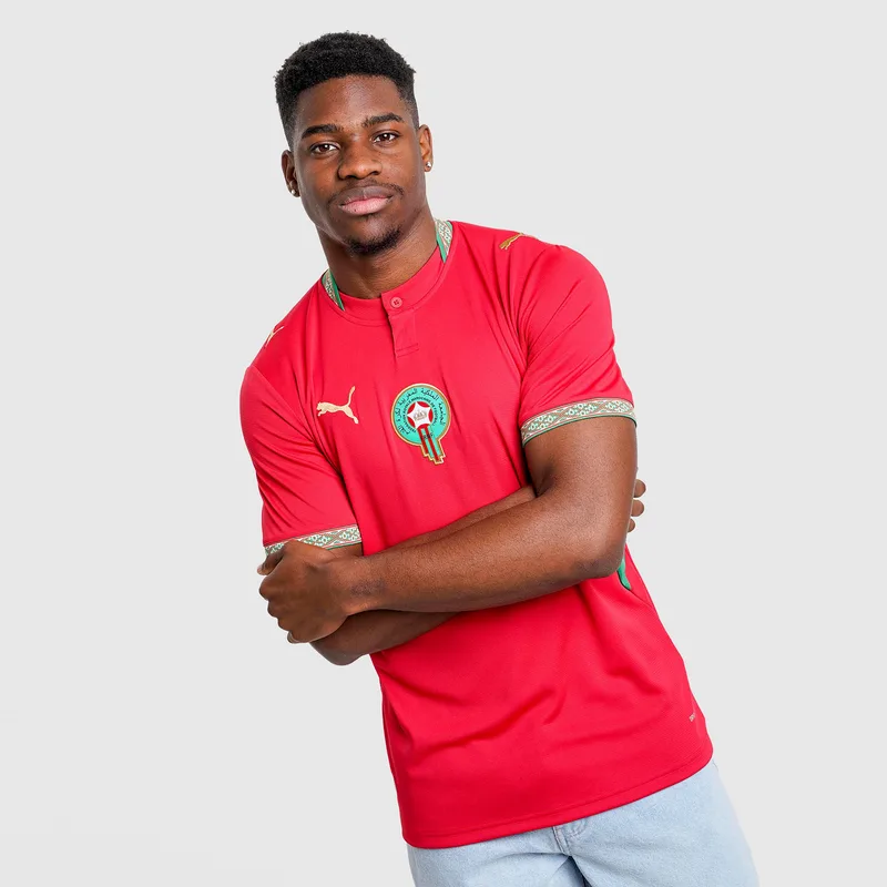 PUMA Morocco Home Ανδρική Ποδοσφαιρική Φανέλα (9000262781_92421)