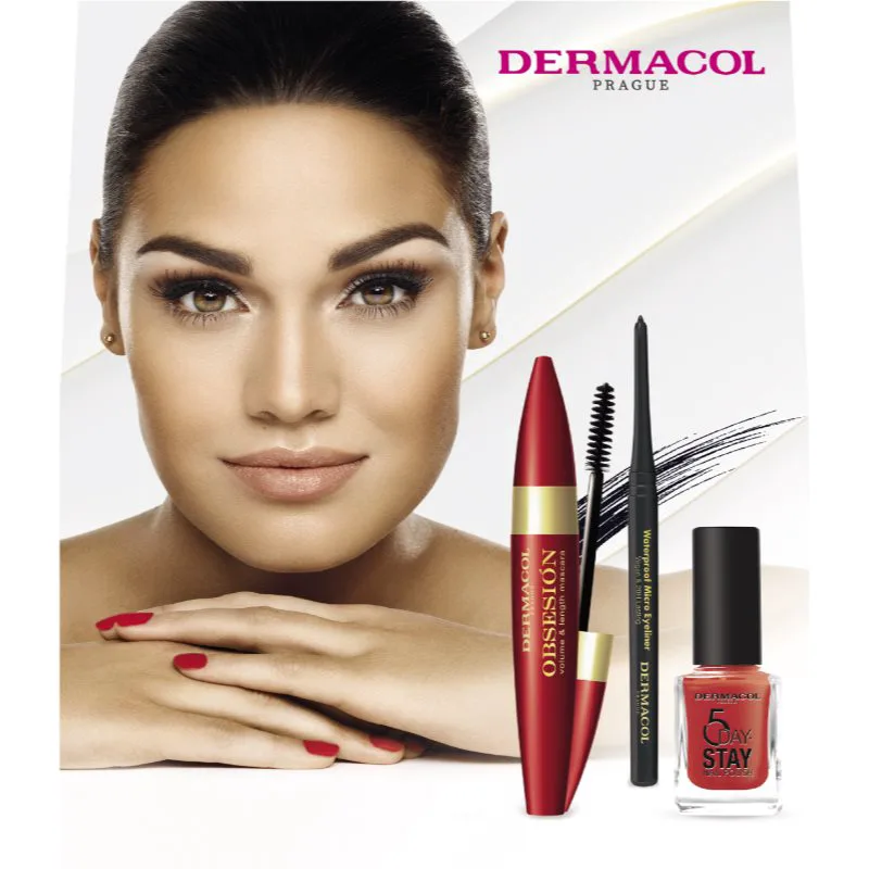 Dermacol Obsesión σετ δώρου για τέλεια εμφάνιση 52 Too Hot