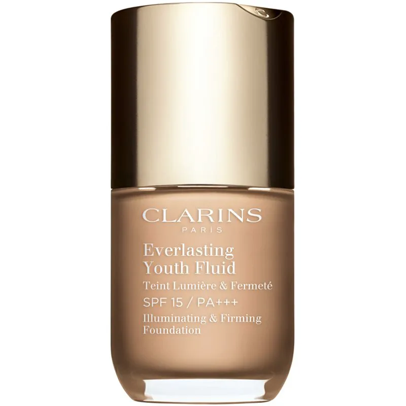 Clarins Everlasting Youth Fluid Foundation λαμπρυντικό μεικ απ SPF 15 απόχρωση 108.3 Organza 30 ml
