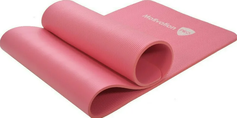 MotivationPro - Στρώμα για Γυμναστική / Yoga / Pilates - 10mm Πάχος - 183 x 61cm - Ροζ (020201996285)