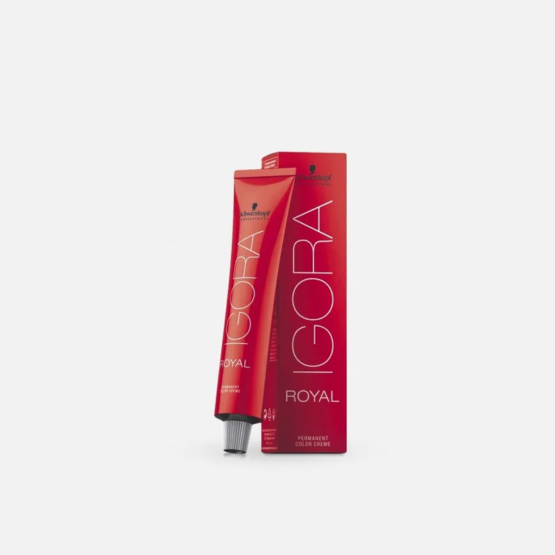 Schwarzkopf Professional Igora Royal - permanent hair dye with una innovative formula, 60ml 6-46 | Dark Blonde Beige Chocolate