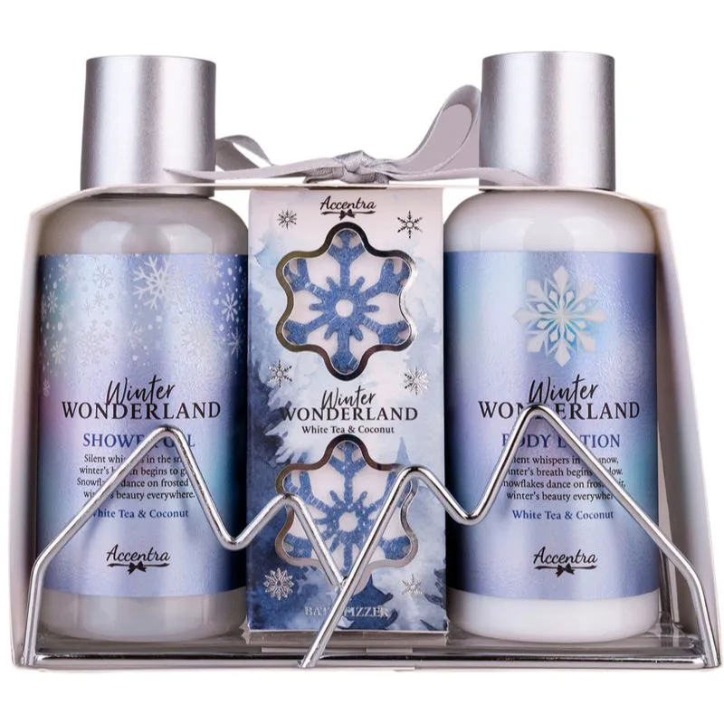 Accentra Winter Wonderland σετ δώρου για το μπάνιο αρώματα White Tea & Coconut