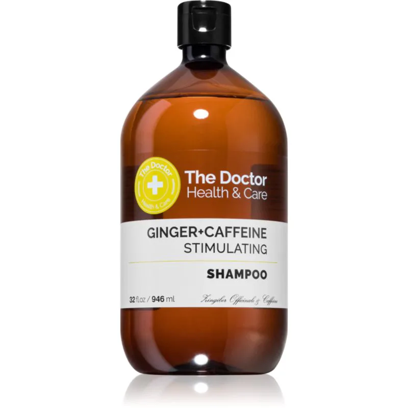 The Doctor Ginger + Caffeine Stimulating δυναμωτικό σαμπουάν για αδύναμα μαλλιά με τάση για αραίωση με καφείνη 946 ml