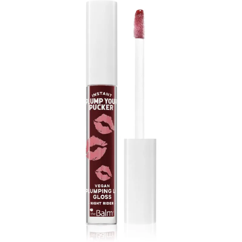 theBalm Plump Your Pucker Lip Gloss λιπ γκλος χειλιών για μεγαλύτερο όγκο απόχρωση Night Rider 2.7 ml