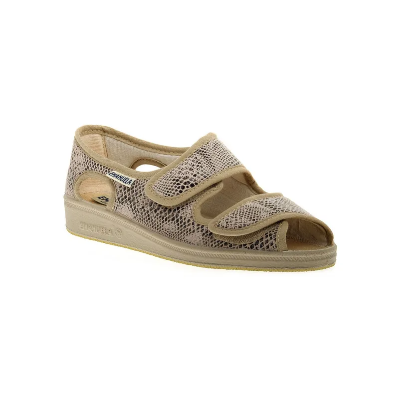Παπούτσια Sport Emanuela 667 BEIGE SNAKE