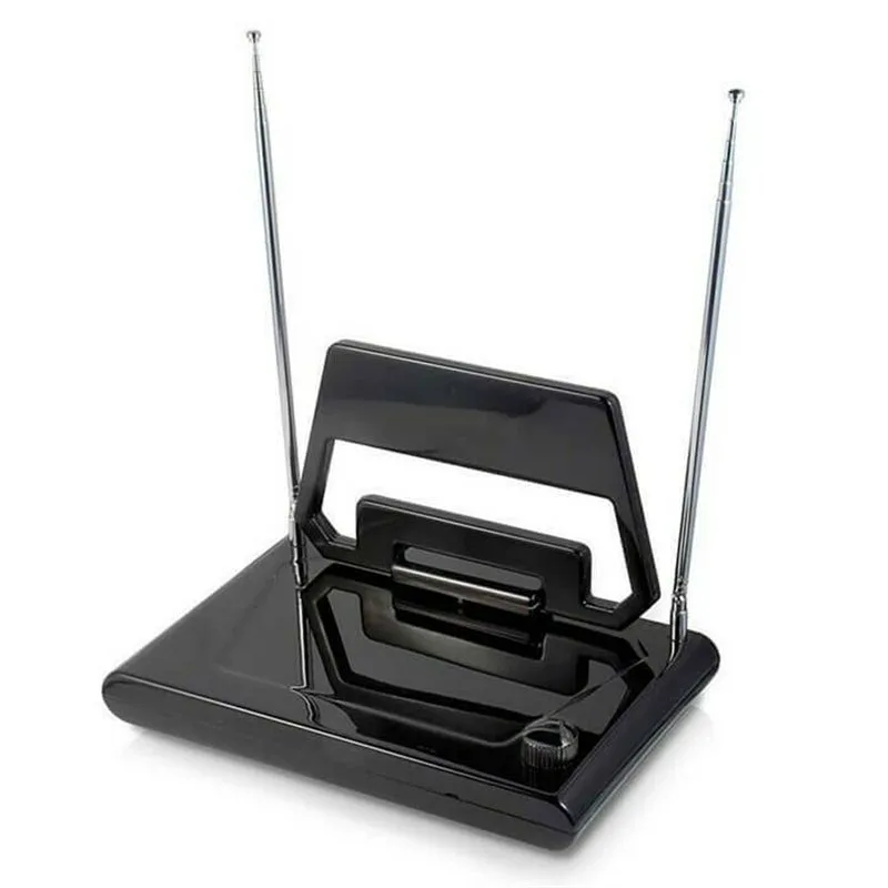 HDTV ψηφιακή κεραία YG-261 Εσωτερική Κεραία Τηλεόρασης (απαιτεί τροφοδοσία) σε Μαύρο Χρώμα Σύνδεση με Ομοαξονικό (Coaxial) Καλώδ