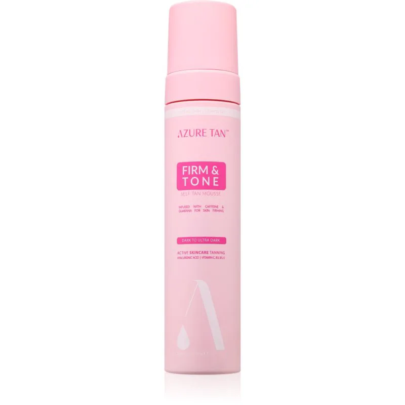 Azure Tan Firm & Tone αφρός αυτομαυρίσματος απόχρωση Dark To Ultra Dark 200 ml