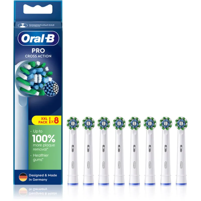 Oral-B PRO Cross Action ανταλλακτική κεφαλή για οδοντόβουρτσα 8 τμχ