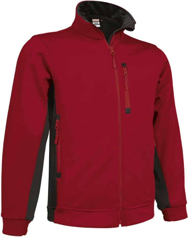 Μπουφάν Softshell PEAK Valento CQVAPEARN_kids Lotto Red-Black