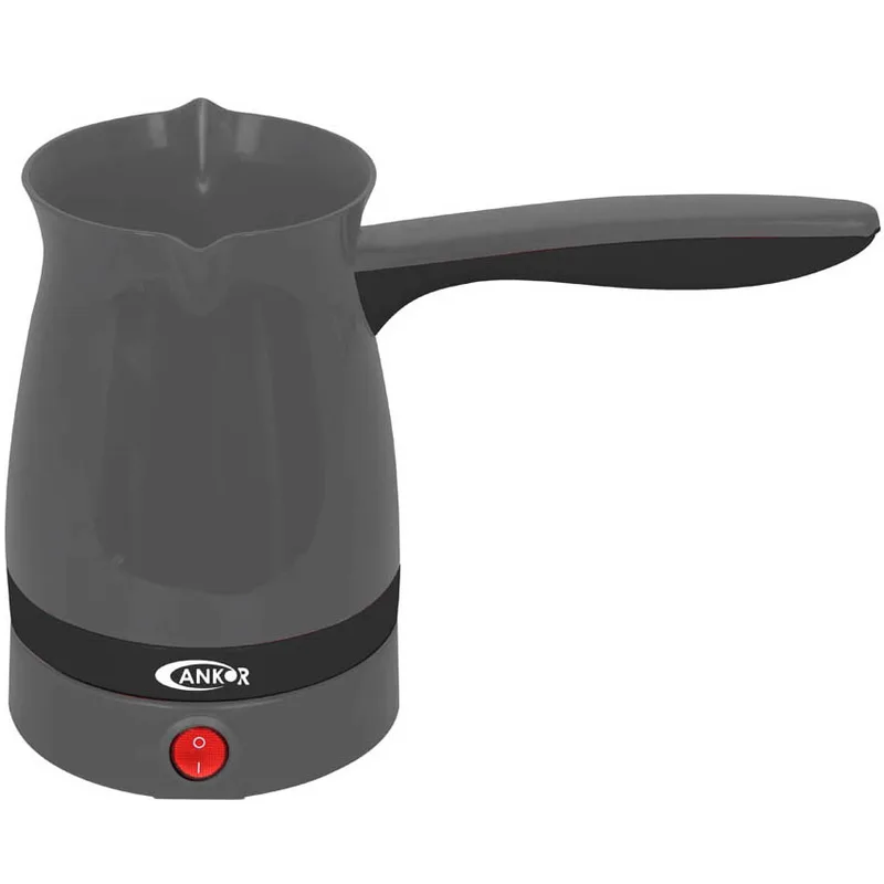 Μπρίκι Ηλεκτρικό Γκρι/Μαύρο 400ml 1000W ANKOR