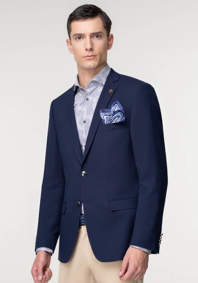Fragosto Σακάκι Blazer της σειράς Huron - FRB23 6409 020 002 Blue