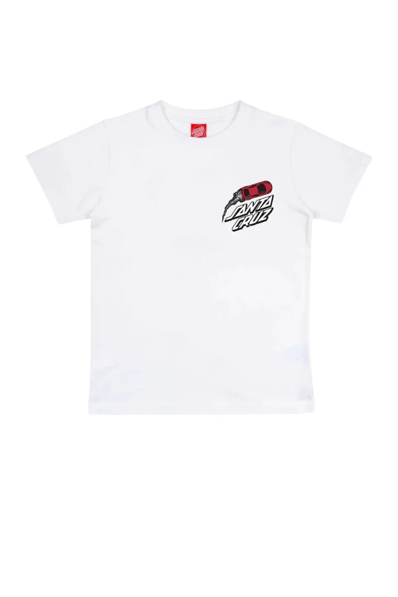 SANTA CRUZ Παιδικό T-Shirt Youth Pit Cruz - Λευκό-SCA-YTE-9185-WHITE