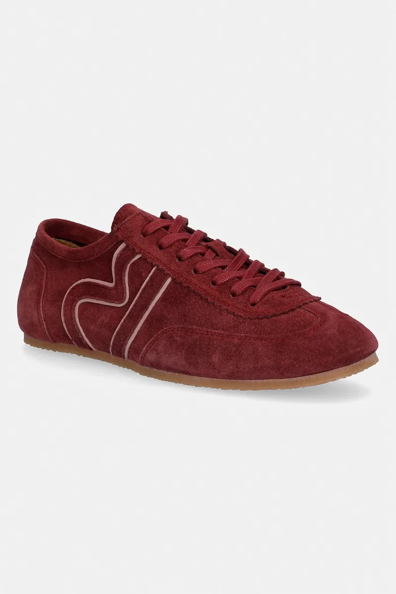 Σουέτ sneakers Billi Bi A8575 588 Bordo