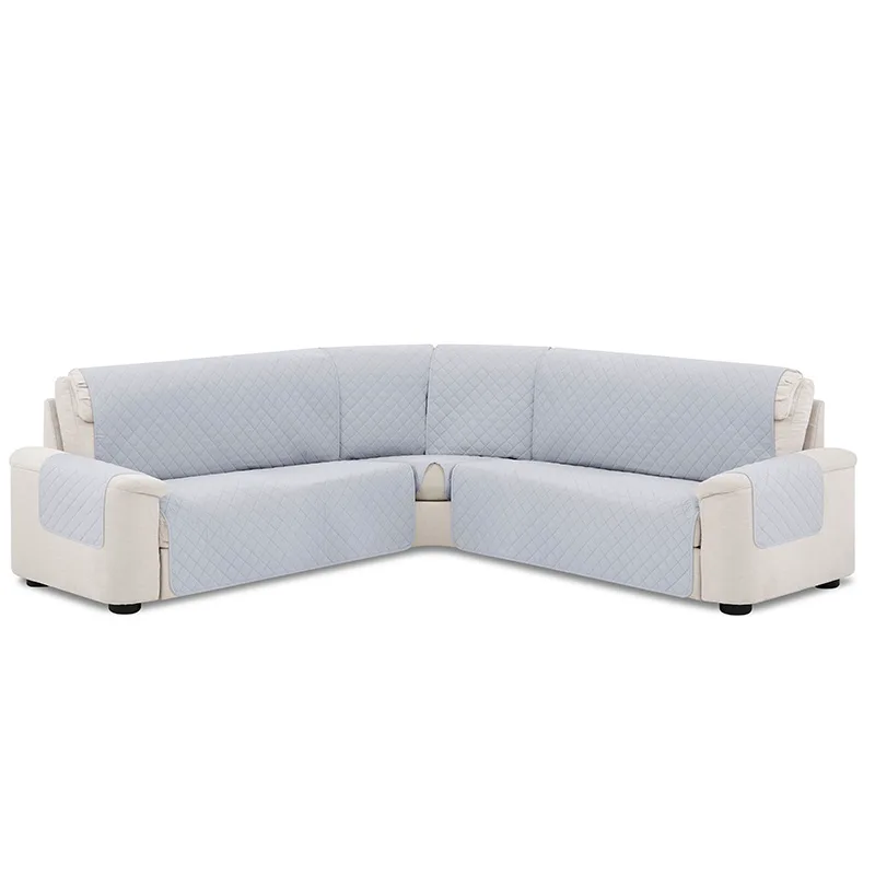 Σταθερά Καλύμματα Καναπέ Γωνία Ισομερή Universal Quilt - C/21 Ανοιχτό Γκρι - 440cm (440cm)