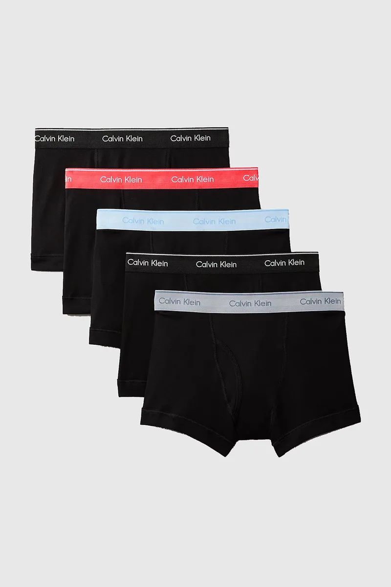Calvin Klein ανδρικά βαμβακερά μποξεράκια-100% Cotton (Συσκ. 5 τμχ.)-LV00NB1897-3RZ