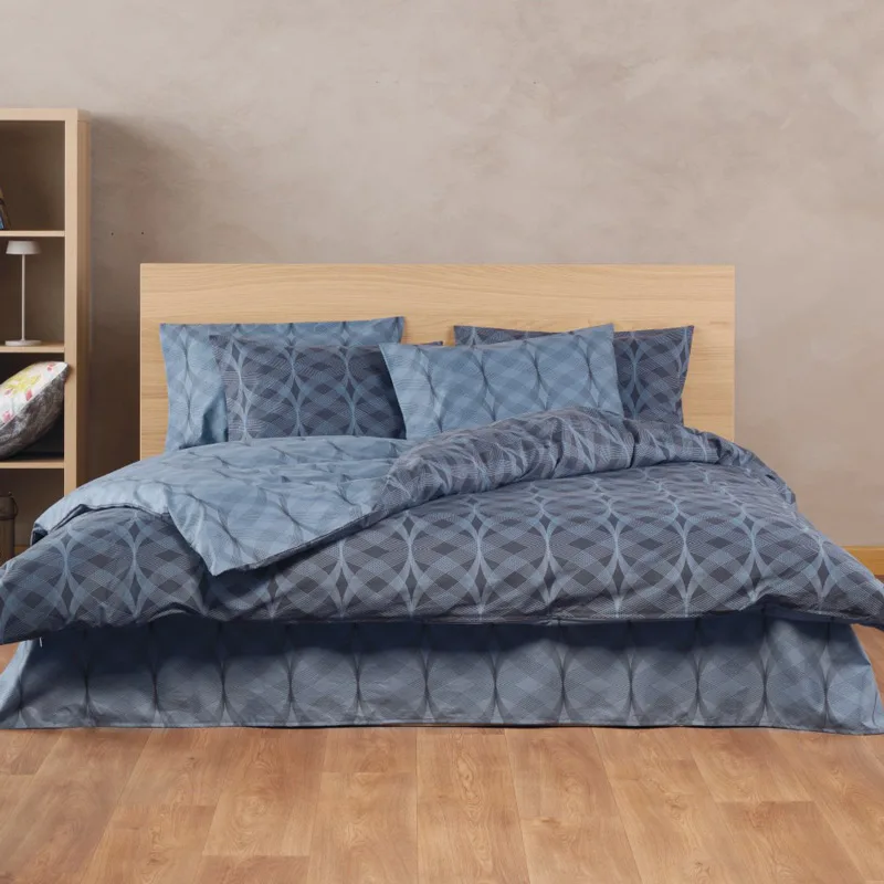 Παπλωματοθήκη Υπέρδιπλη Σετ 225x245 Kentia Versus Jentry 01 Blue 225x245