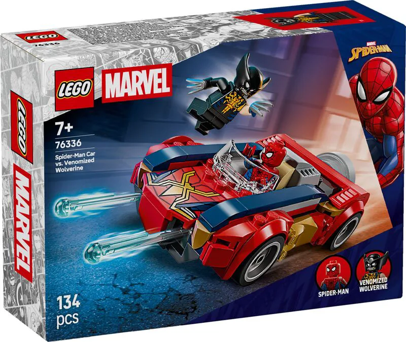 LEGO® Super Heroes Spider-Man Car vs. Venomized Wolverine (76336)