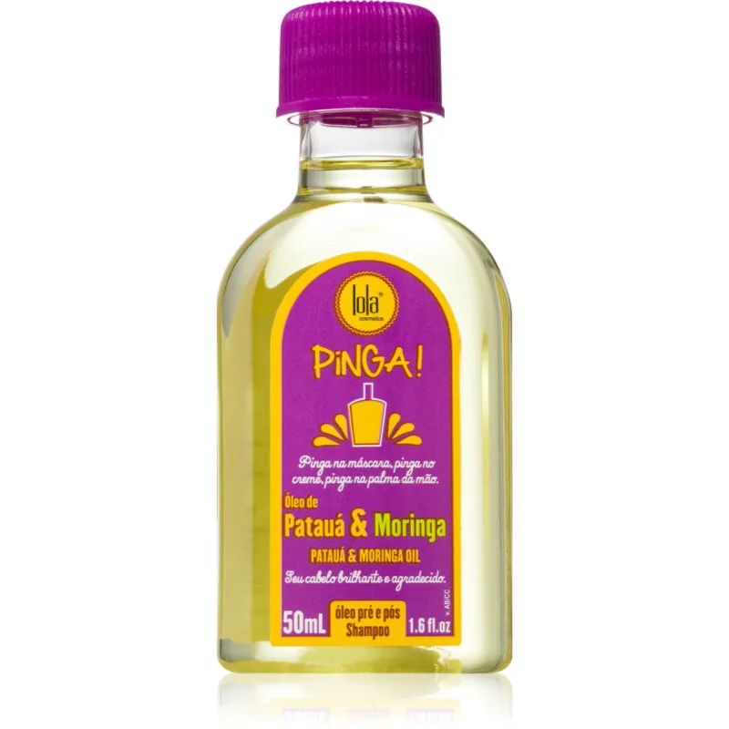 Lola Cosmetics Pinga Patauá & Moringa θρεπτικό λάδι για ξηρά μαλλιά 50 ml
