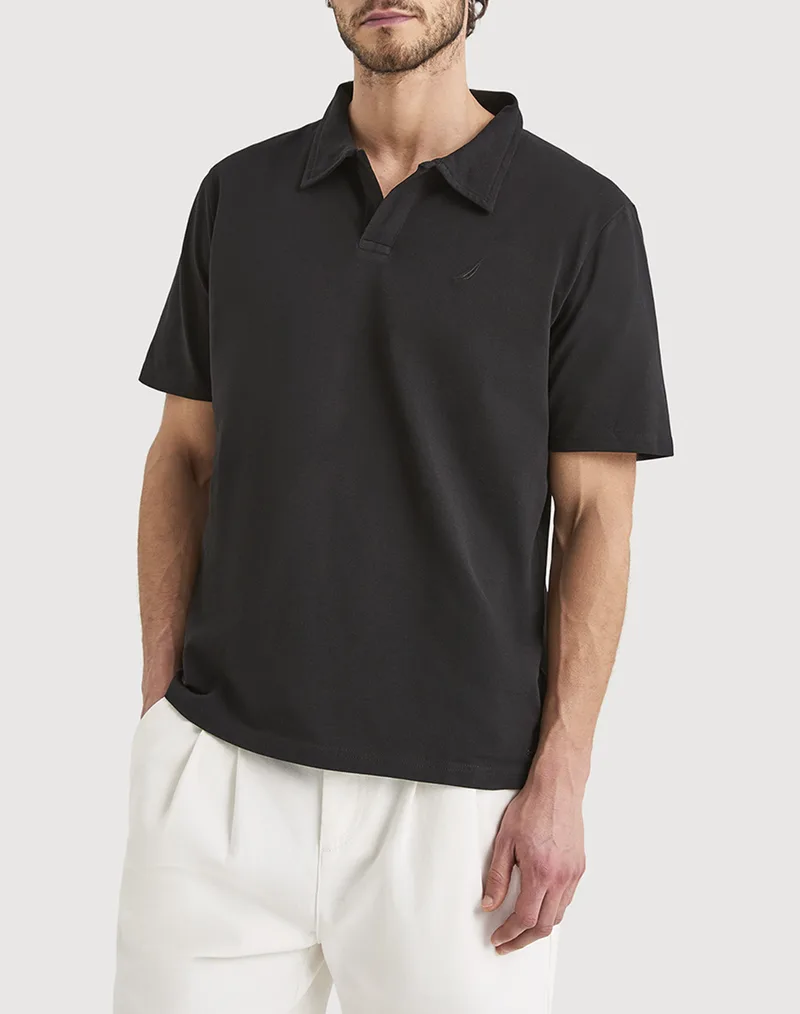 NAUTICA ΜΠΛΟΥΖΑ ΠΟΛΟ ΚΜ Cielo Polo Shirt 3NCN1V03961-011 Black