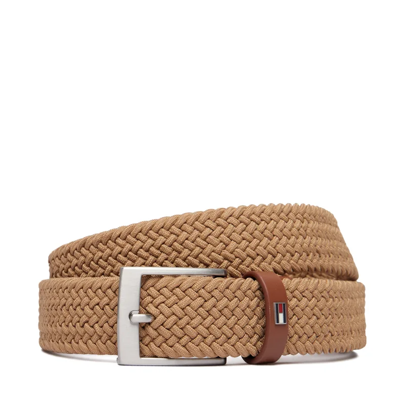 Ζώνη Tommy Hilfiger Adan 3.5 Elastic AM0AM13824 Καφέ