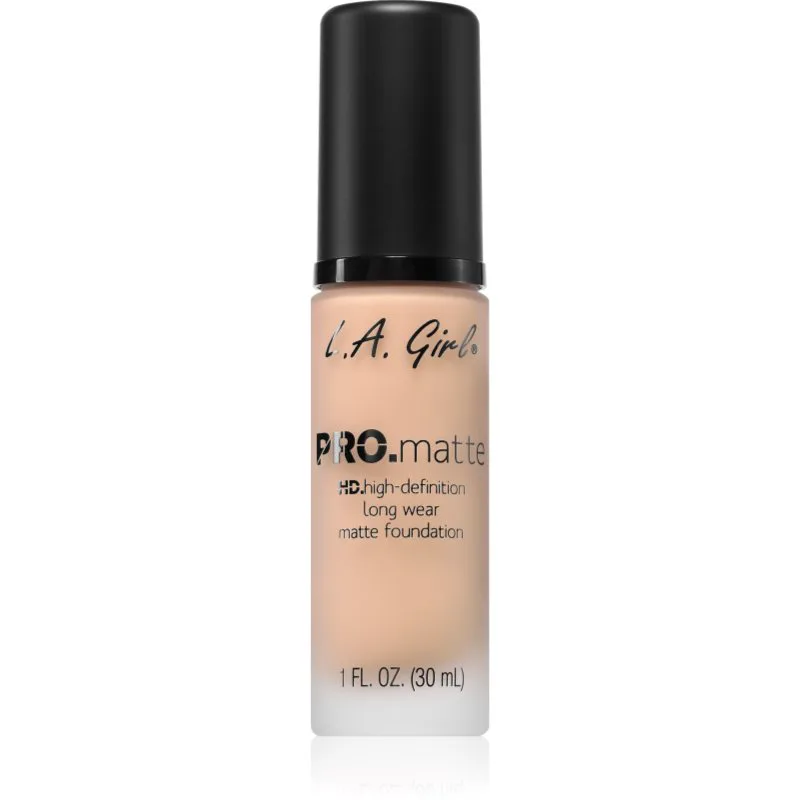L.A. Girl Cosmetics PRO. Matte HD μακράς διαρκείας μεικ απ με ματ αποτελέσματα απόχρωση Bisque 30 ml