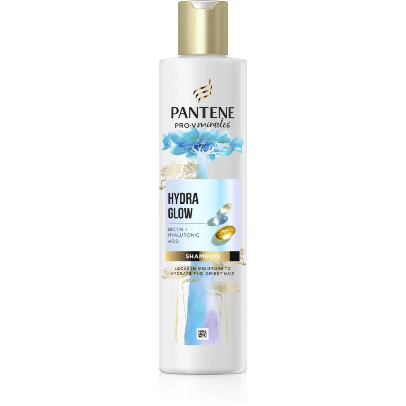 Pantene Pro-V Miracles Hydra Glow ενυδατικό σαμπουάν για ξηρά και κατεστραμμένα μαλλιά 250 ml