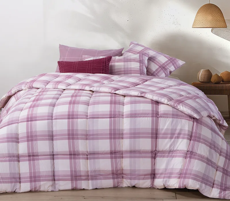 Πάπλωμα Υπέρδιπλο Nef-Nef Charlie Mauve 240x220