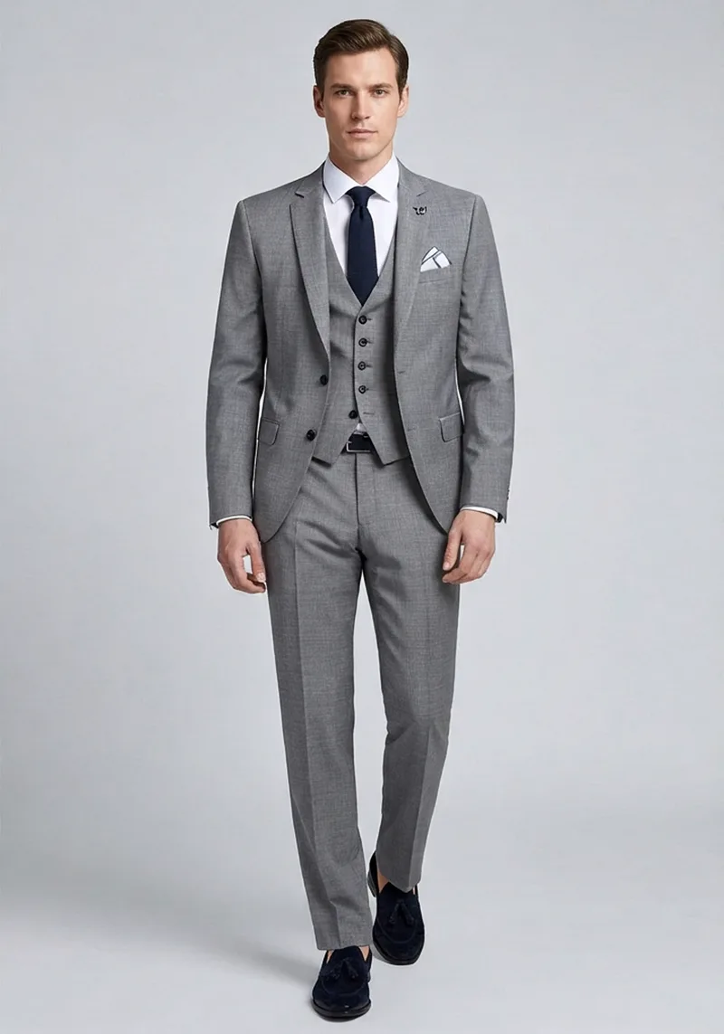 Fragosto 2 Pieces Κοστούμι της σειράς Elijah - 4948 022 003 Grey